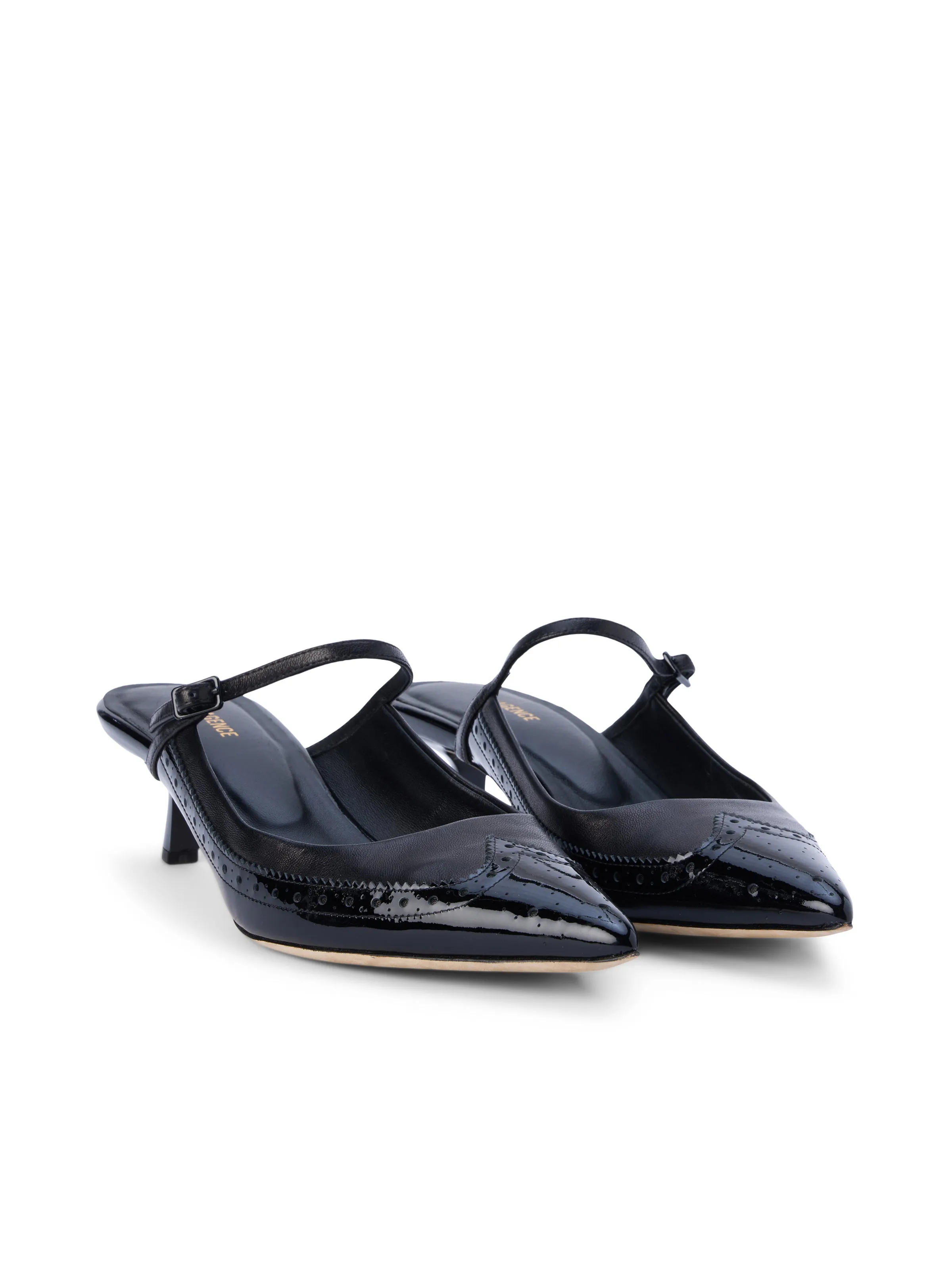 Elle Patent Leather Mule