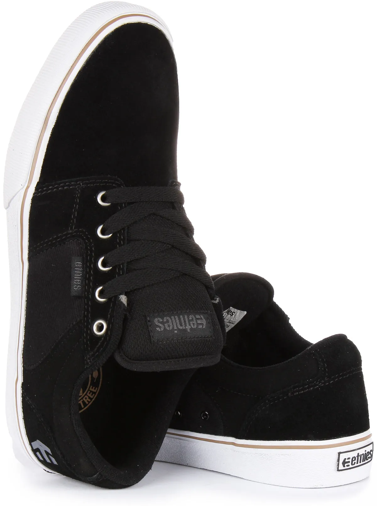 Etnies Barge Ls In Black For Men