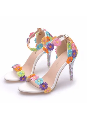 Famous Style Lace Beading Sandals