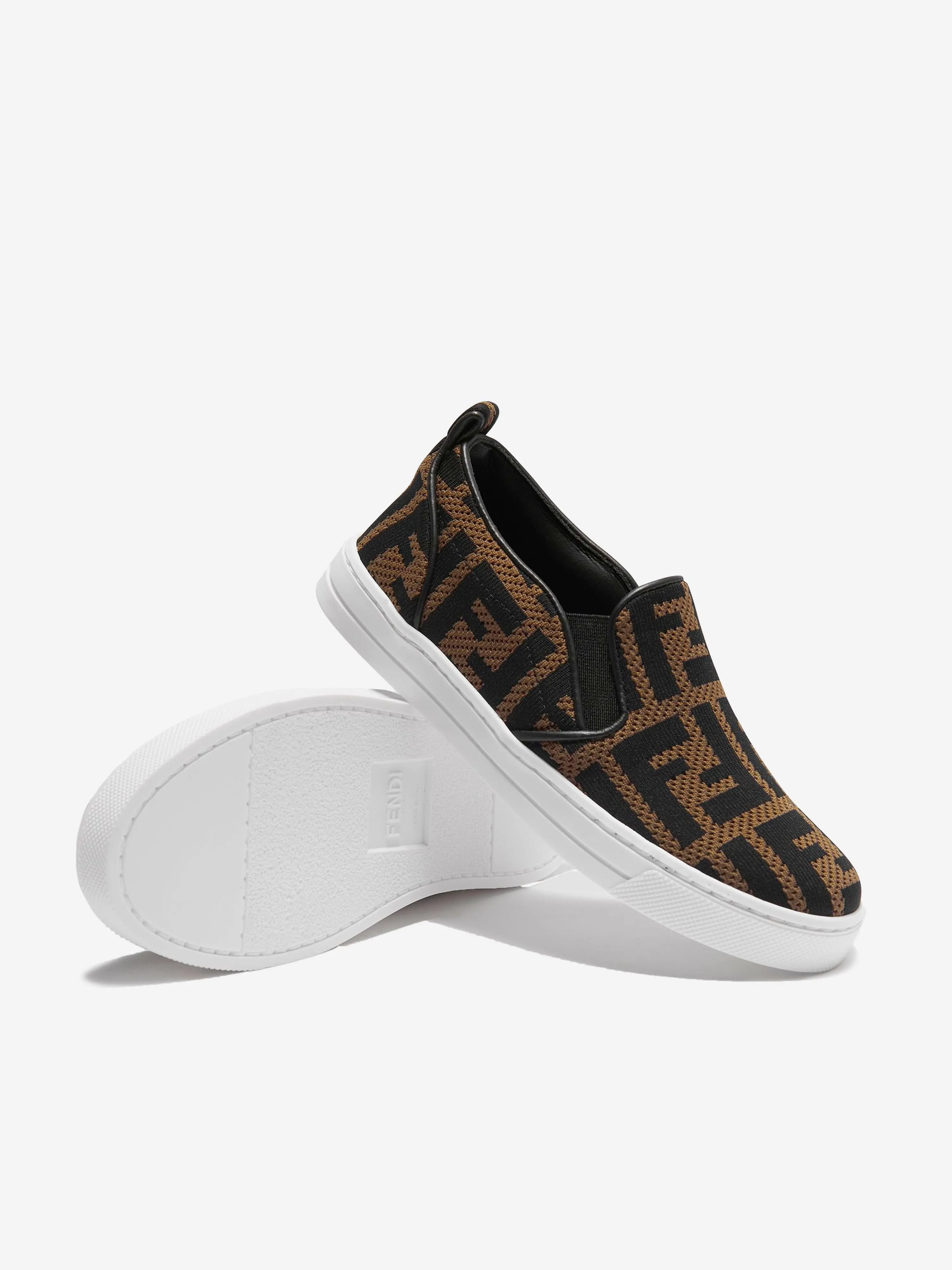 Fendi Unisex FF Logo Slip On Trainers