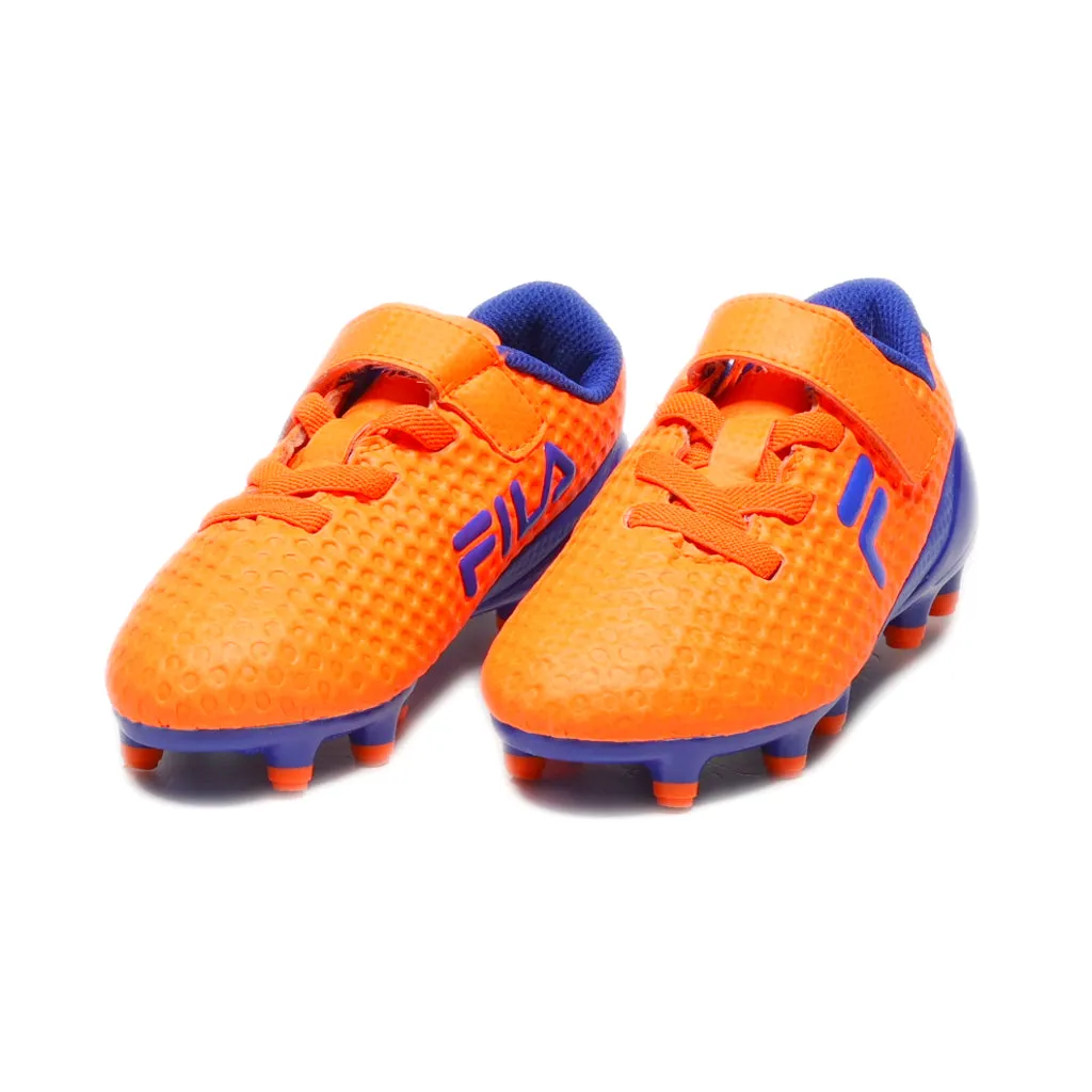 Fila Sport Shoes Leather Orange Colour For Kids