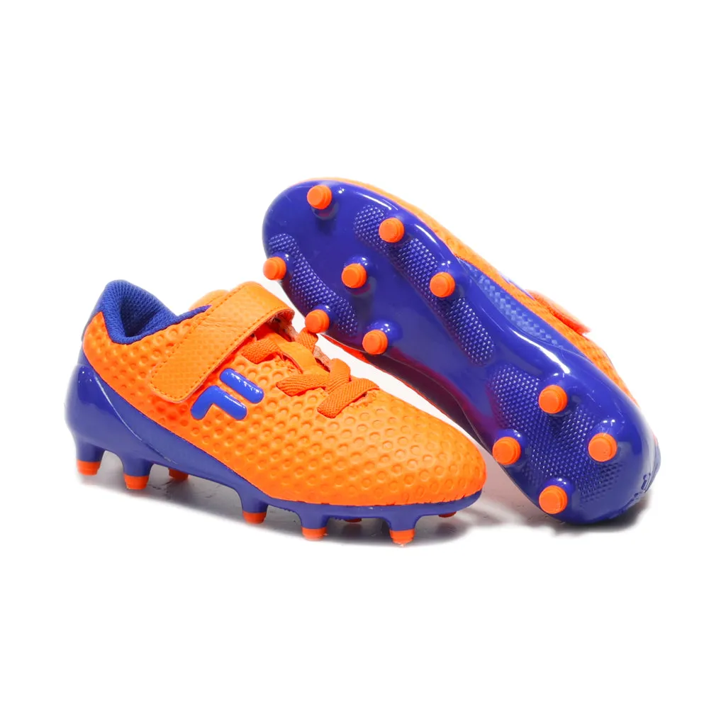 Fila Sport Shoes Leather Orange Colour For Kids