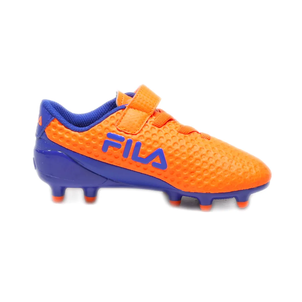 Fila Sport Shoes Leather Orange Colour For Kids