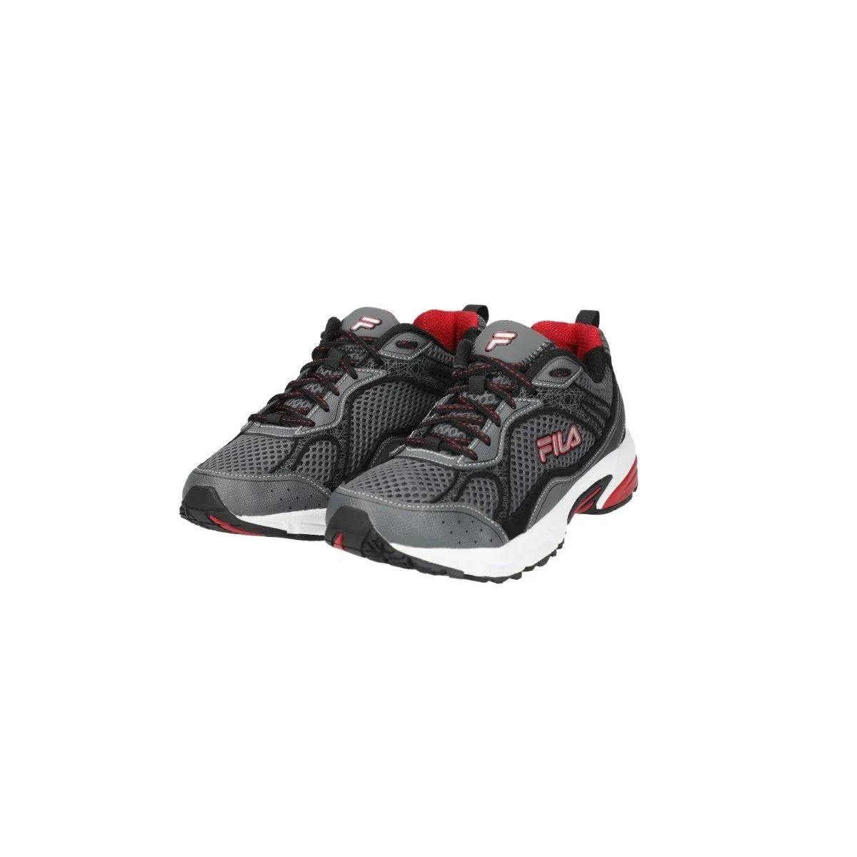 Fila Windshift 15 Running Sport Shoes Fabric Grey Colour For Men