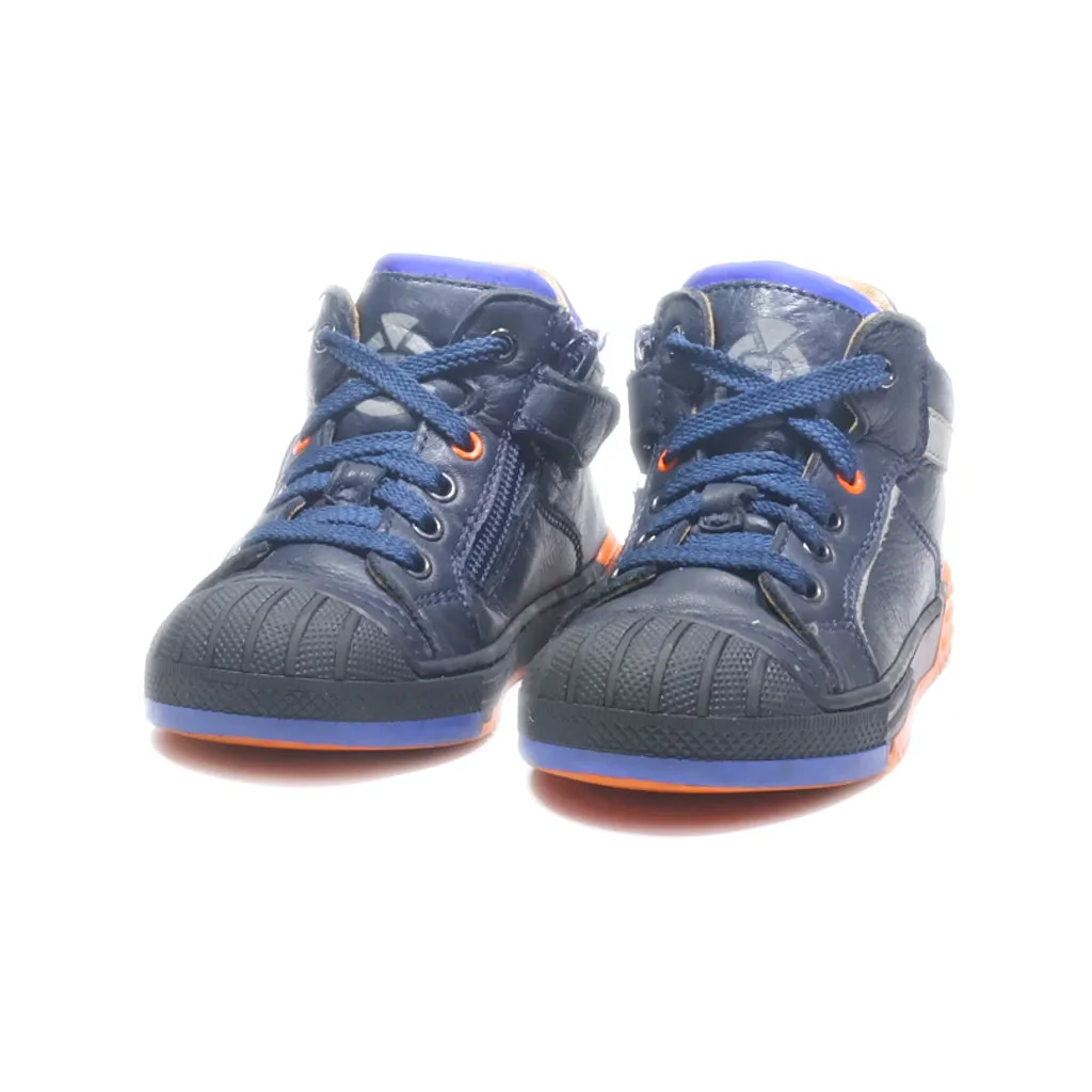 Fr Sneakers Leather Blue Colour For Kids