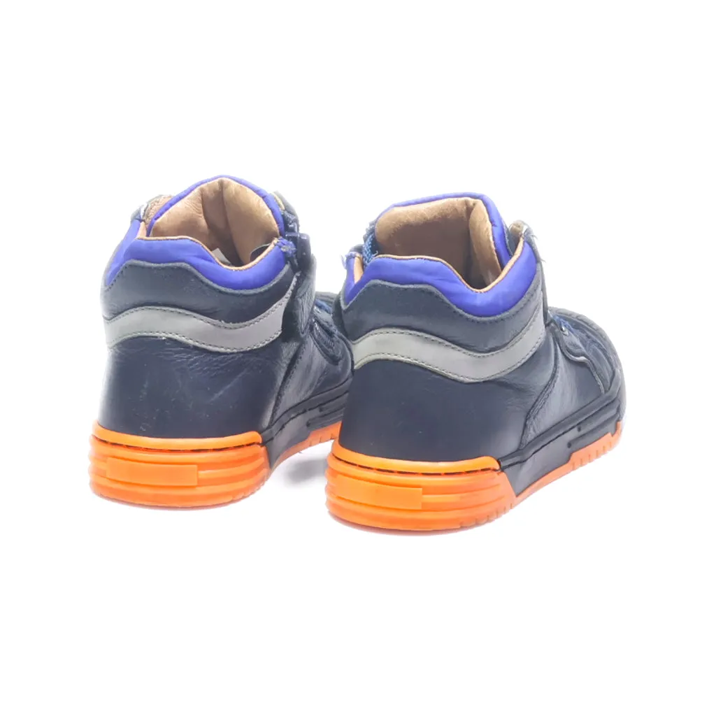 Fr Sneakers Leather Blue Colour For Kids