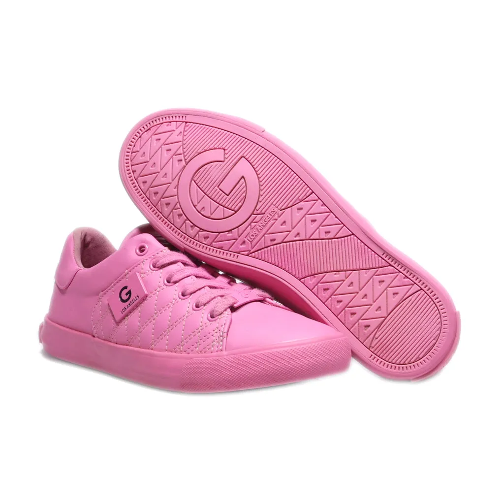 Gbg Low-Top Sneakers Leather Pink Colour For Women