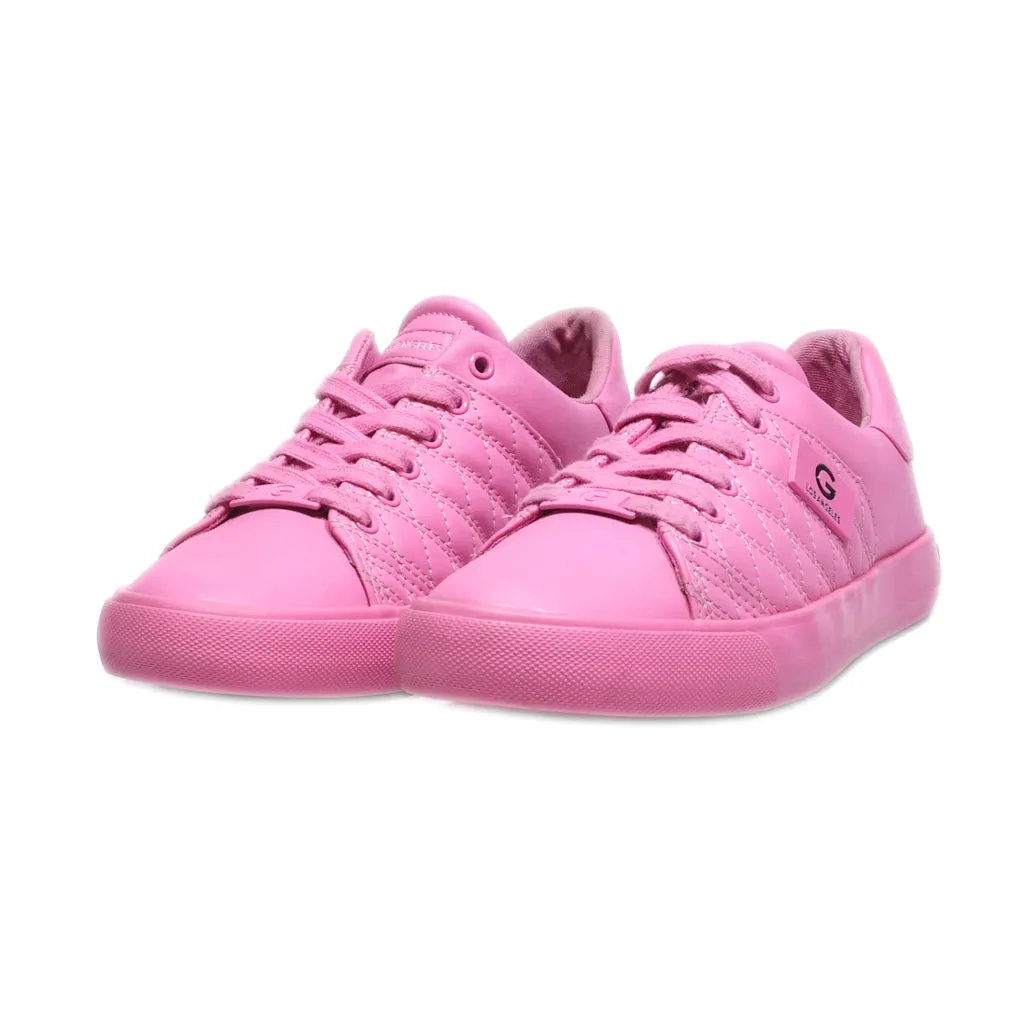 Gbg Low-Top Sneakers Leather Pink Colour For Women