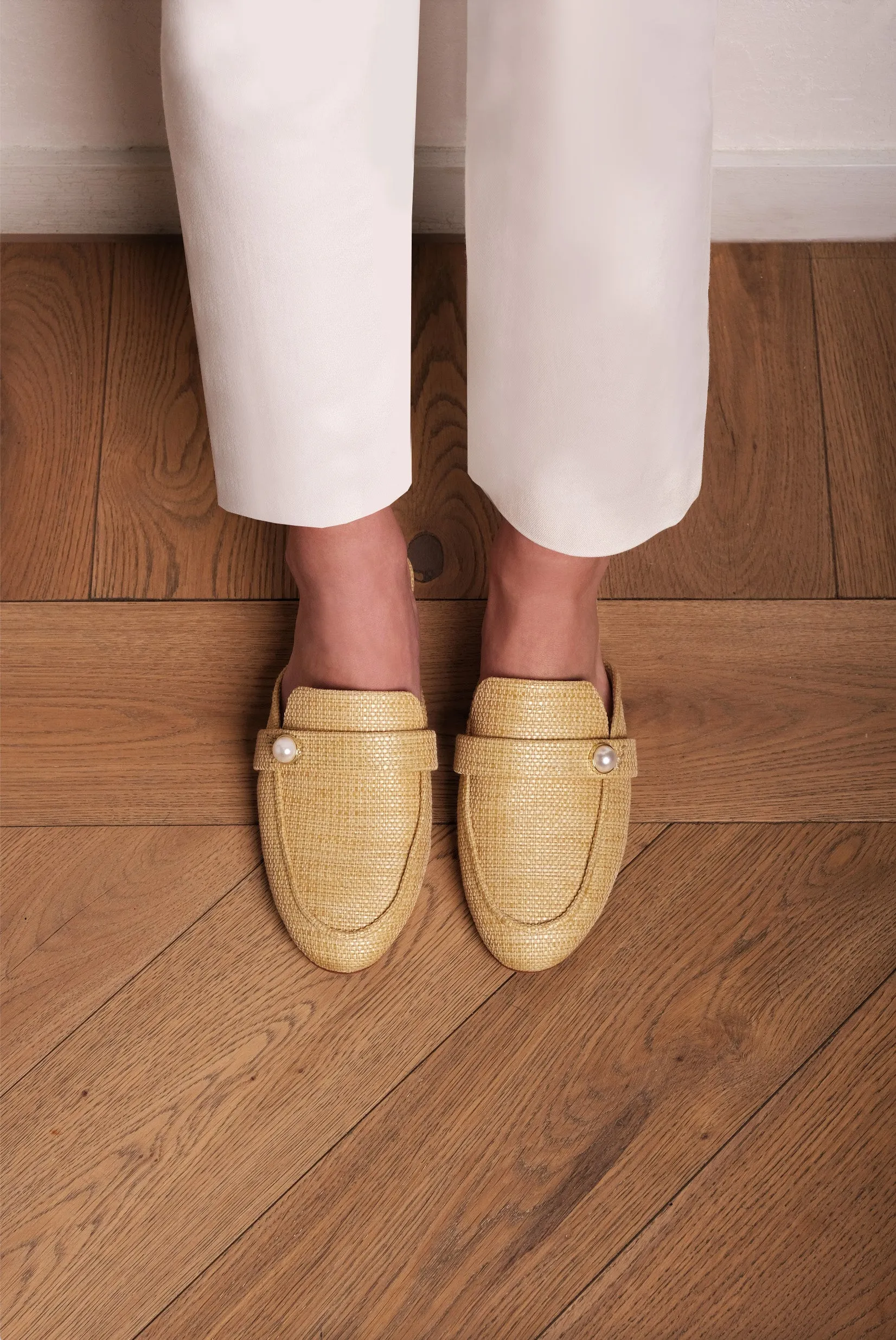 Georgia Raffia Loafers