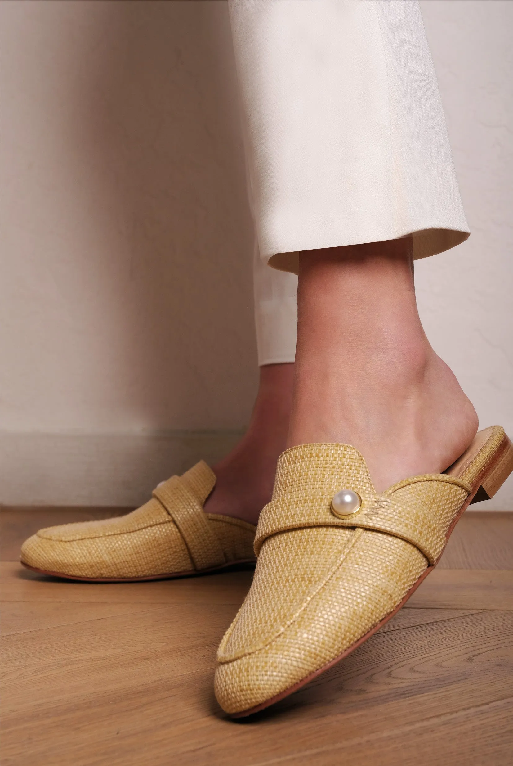 Georgia Raffia Loafers