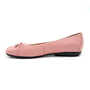 Geox Ballerinas Leather Pink Colour For Women