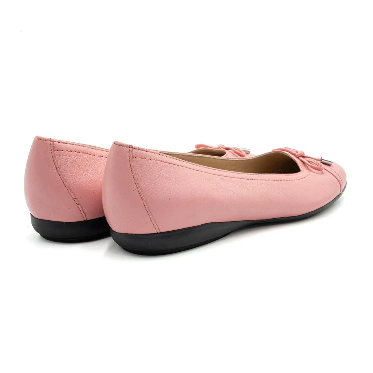 Geox Ballerinas Leather Pink Colour For Women