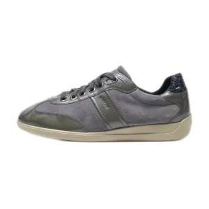 Geox Low-Top Sneakers Leather Grey Colour For Women