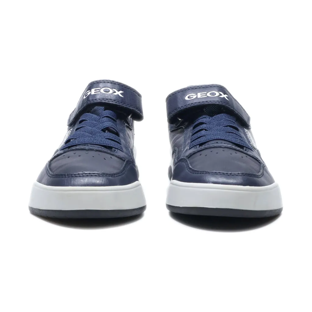 Geox Perth Sneakers Leather Blue Colour For Kids