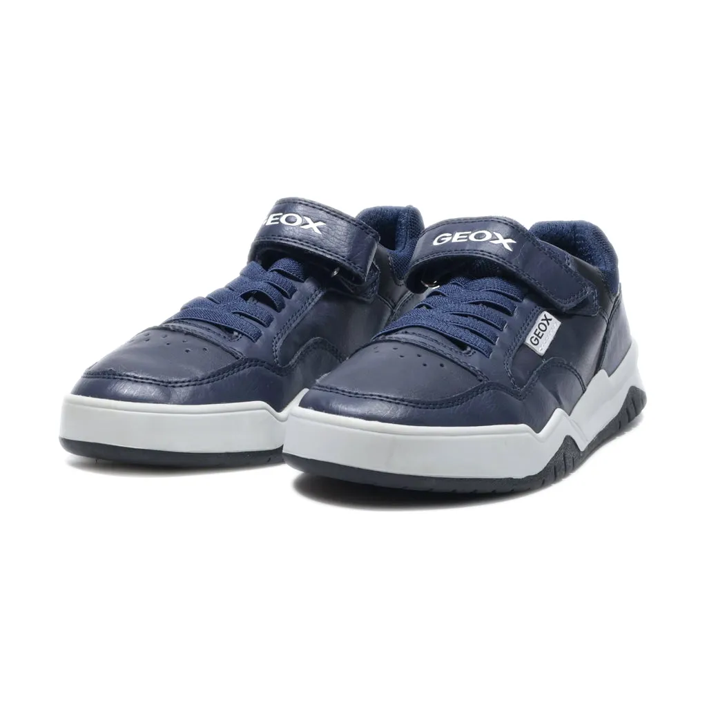 Geox Perth Sneakers Leather Blue Colour For Kids