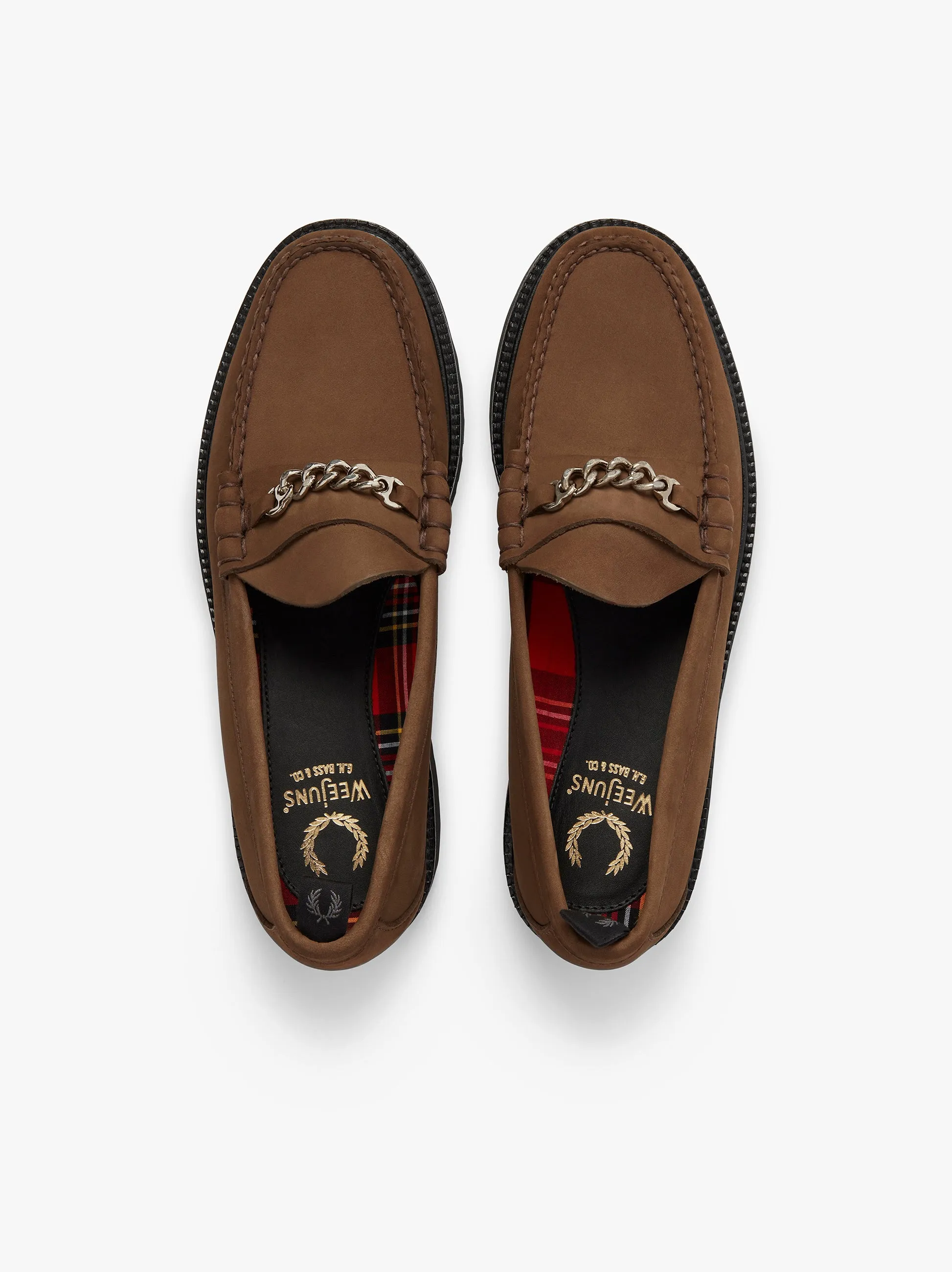 G.H.Bass X Fred Perry Lincoln Chain Loafers