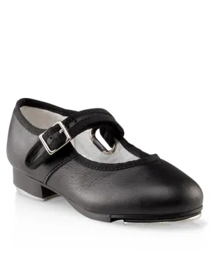 Girls Mary Jane Tap 3800 Black Velcro by Capezio