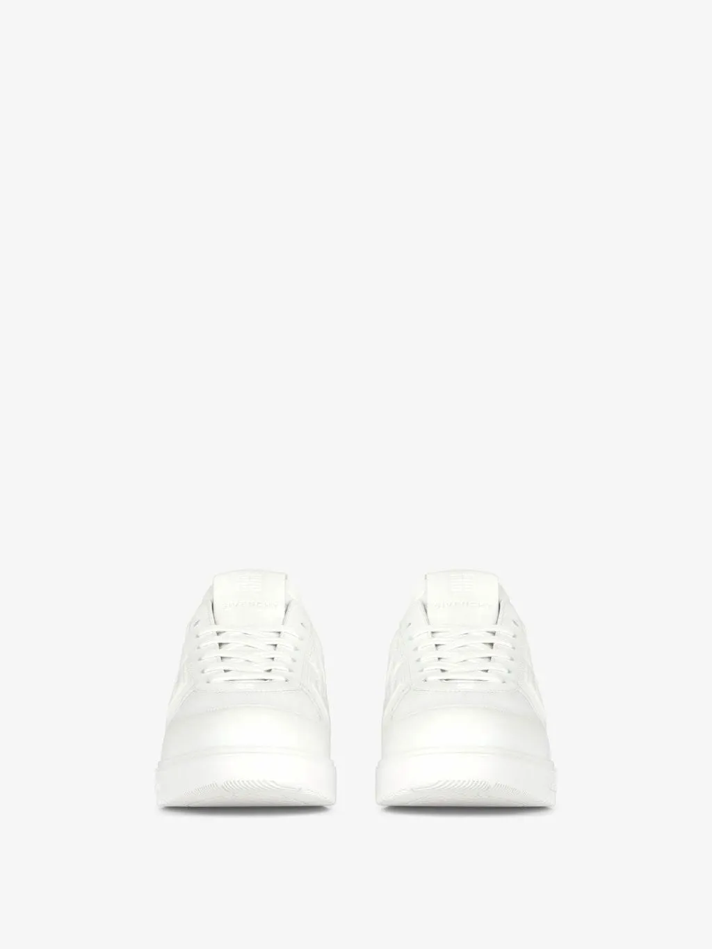 GIVENCHY SS23 White Leather G4 Basket Sneakers for Women