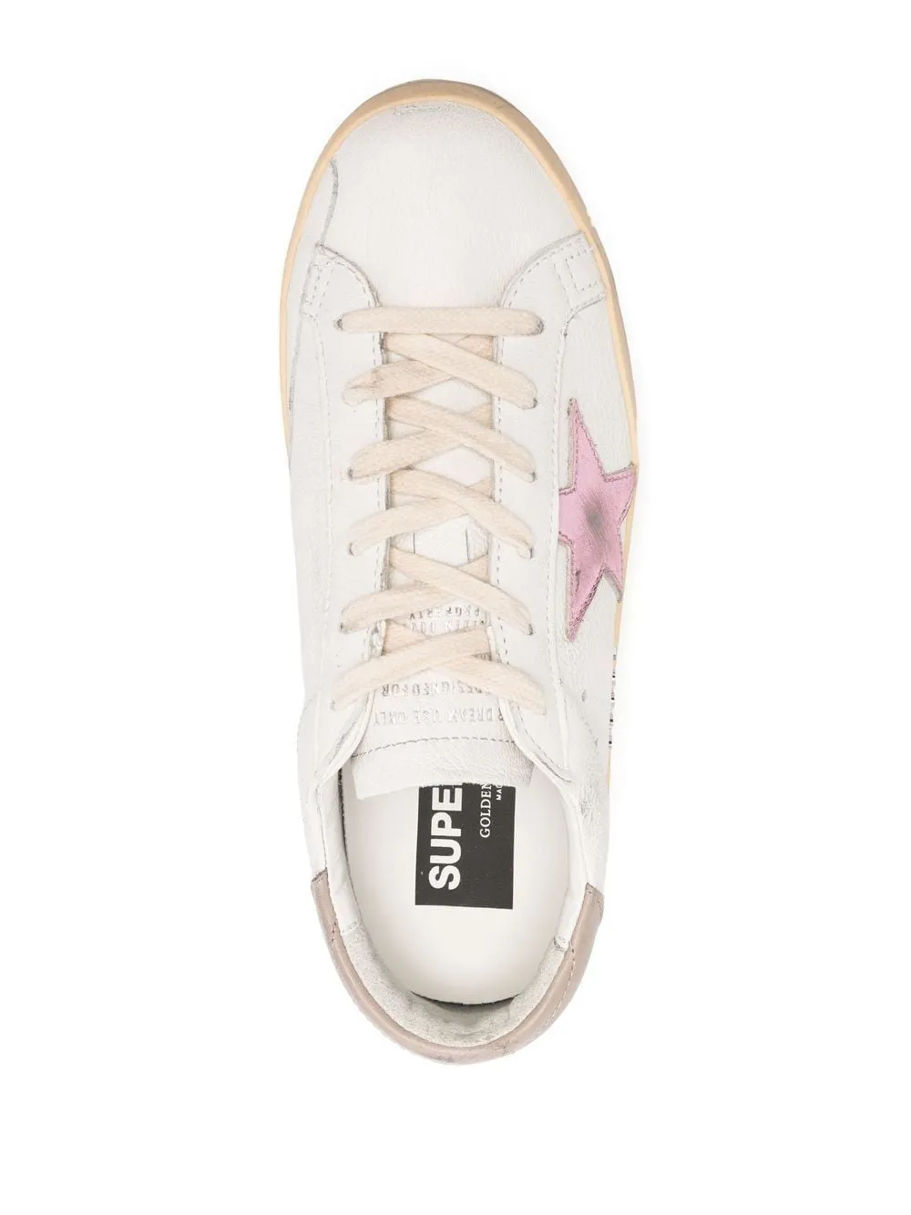 GOLDEN GOOSE Genuine Calf Leather Superstar Sneakers for Women - FW23 Collection