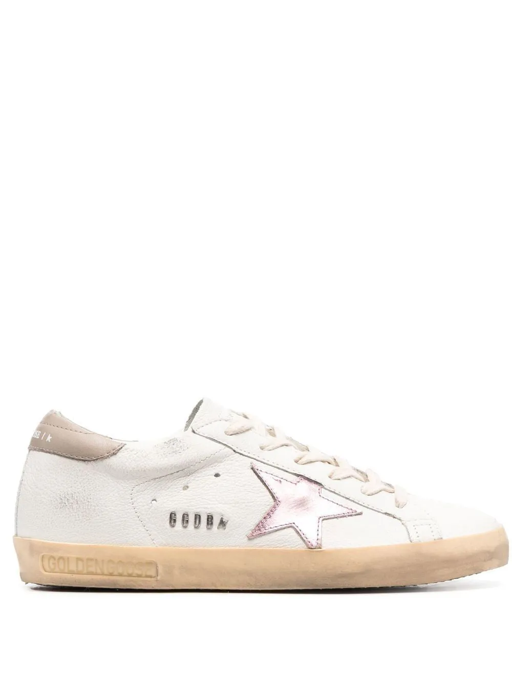 GOLDEN GOOSE Genuine Calf Leather Superstar Sneakers for Women - FW23 Collection