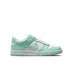 Grade School Nike Dunk Low White/Mint Foam FZ3534-100