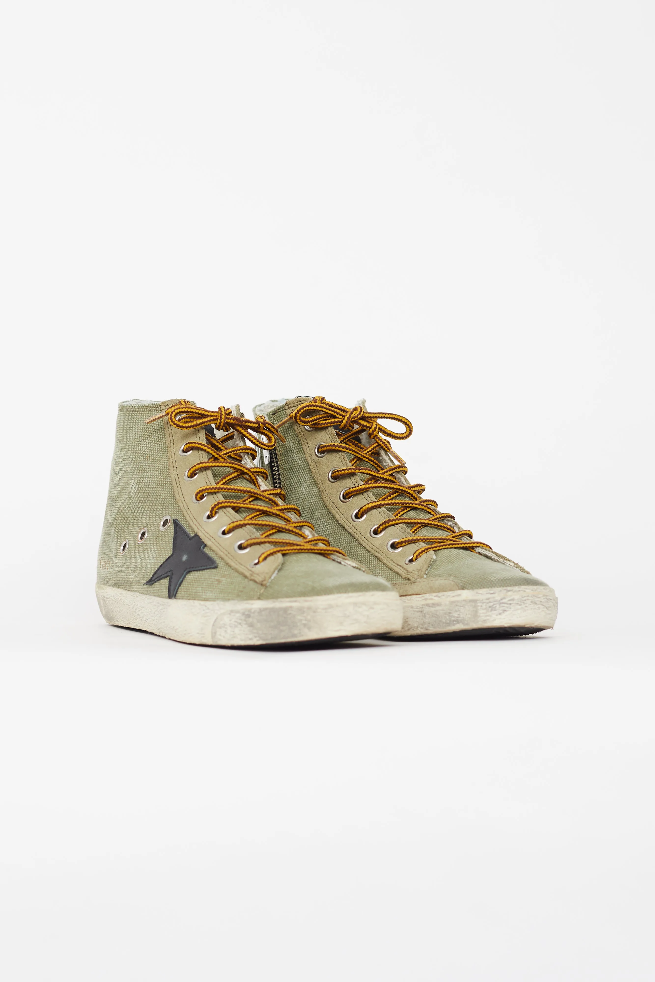 Green Canvas Francy Sneaker