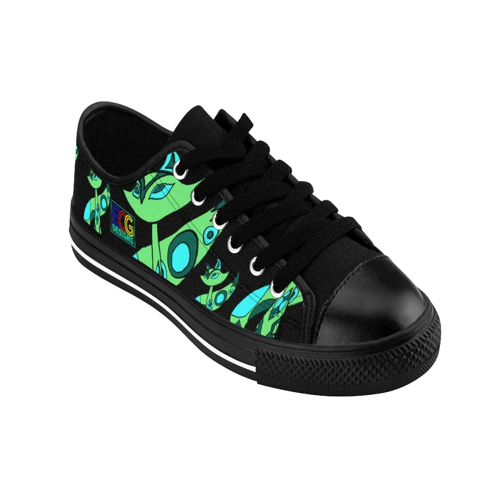 Green Cat Women's Sneakers