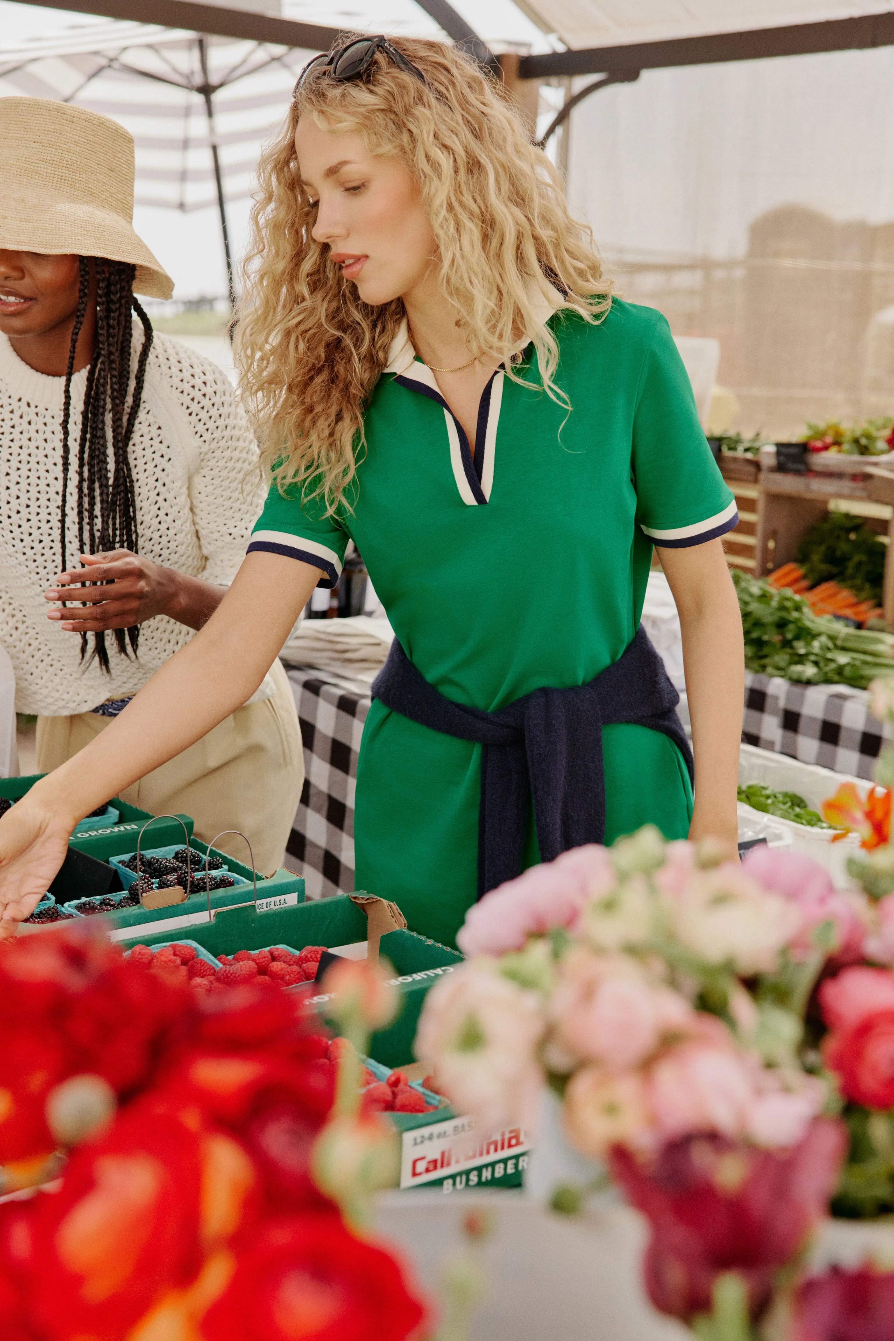 Green Hutton Polo Dress