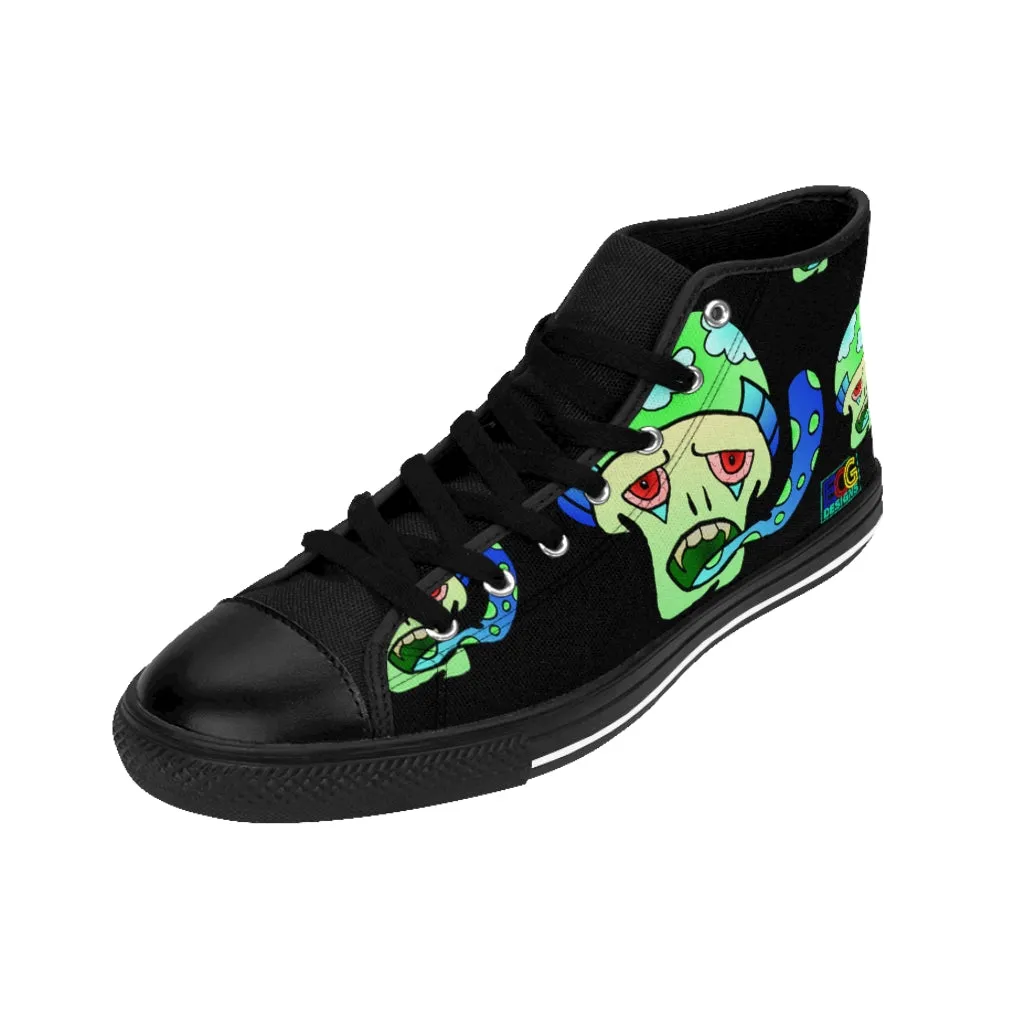 Green Shroom Men's High-top Sneakers