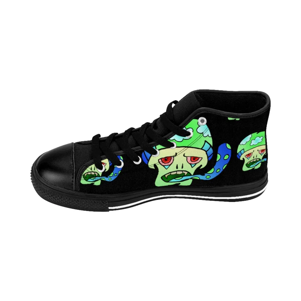 Green Shroom Men's High-top Sneakers