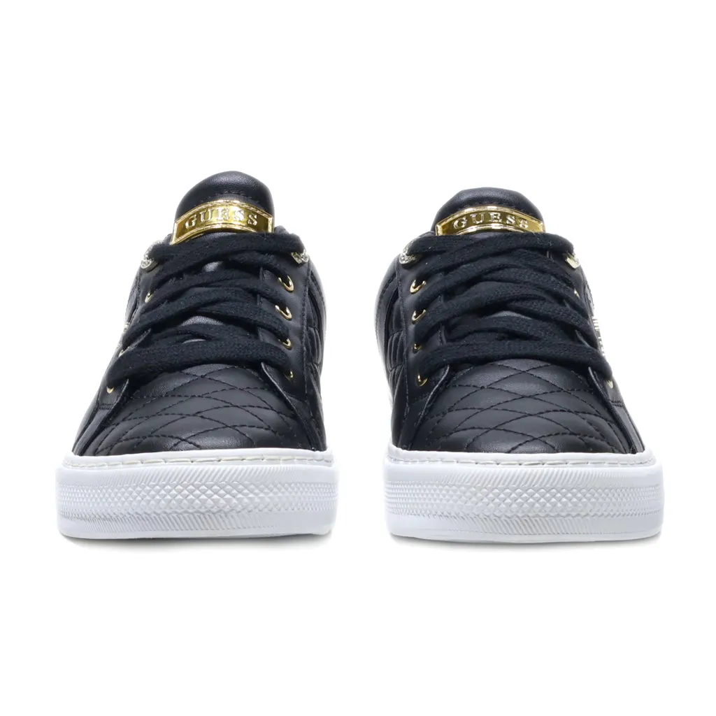 Guess Loven Sneakers Low-Top Sneakers Canvas Black Colour For Women