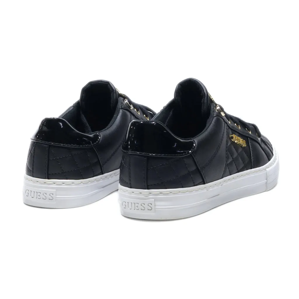 Guess Loven Sneakers Low-Top Sneakers Canvas Black Colour For Women