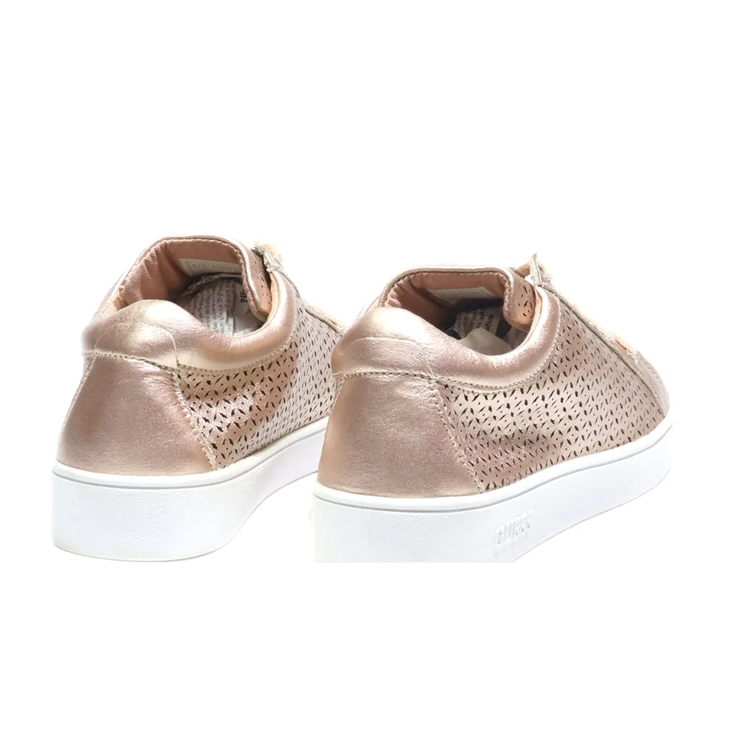 Guess Low-Top Sneakers Leather Gold Colour For Women