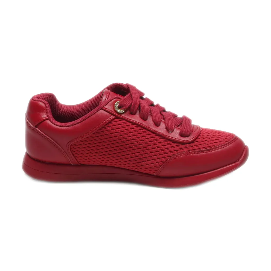 Guess Sneakers Leather Red Colour For Kids