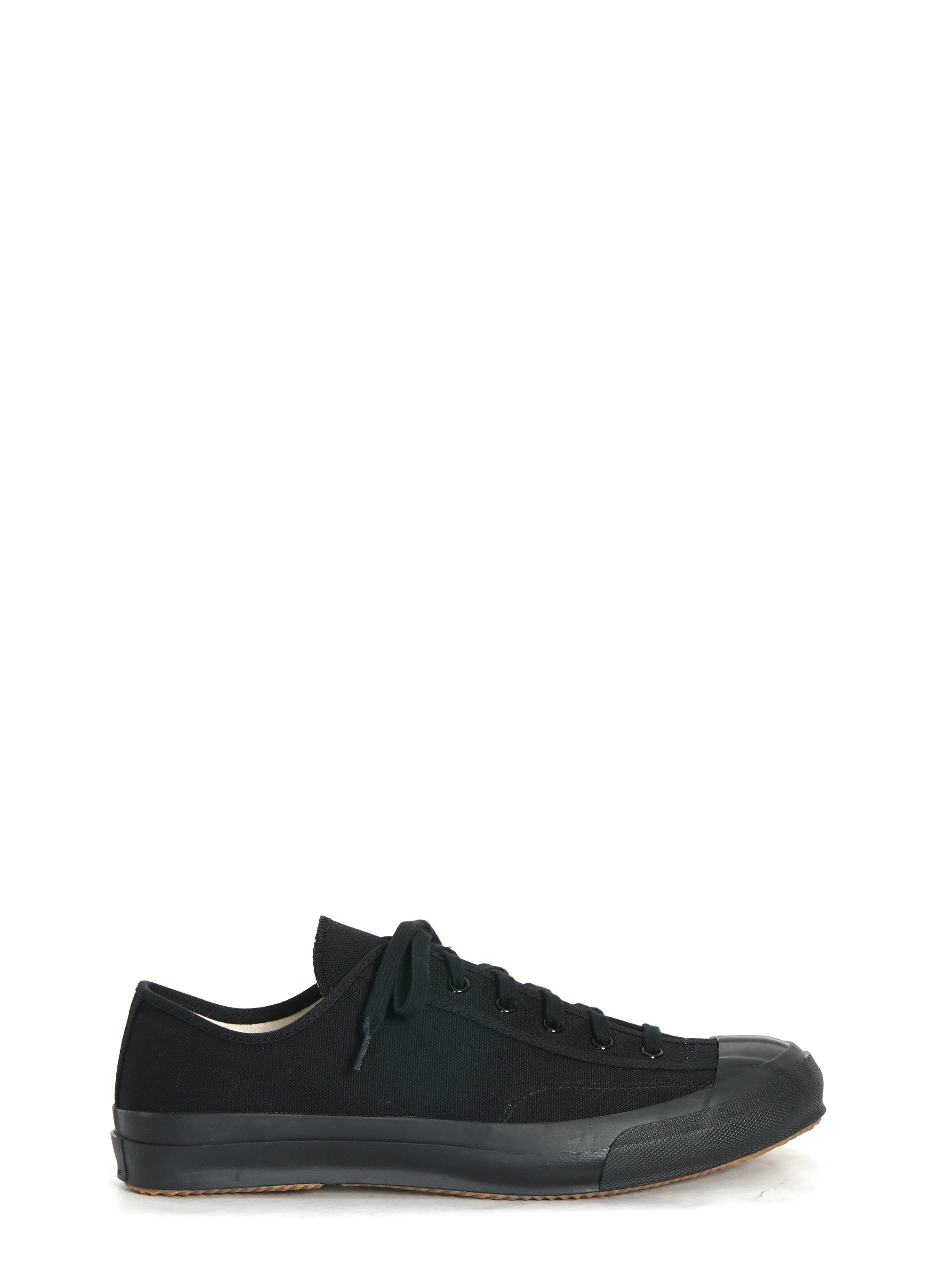 GYM CLASSIC | Canvas Vulcanised Sole Sneaker | Black Mono