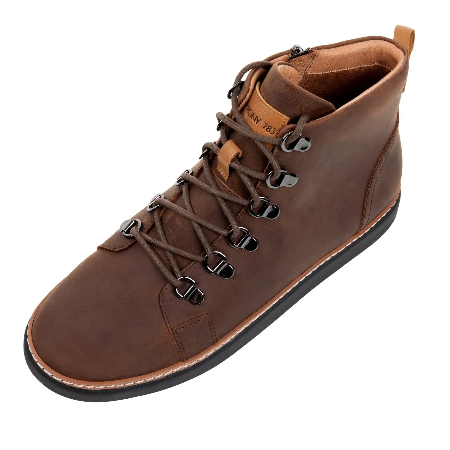 High-Top Cotton Laces • Brown