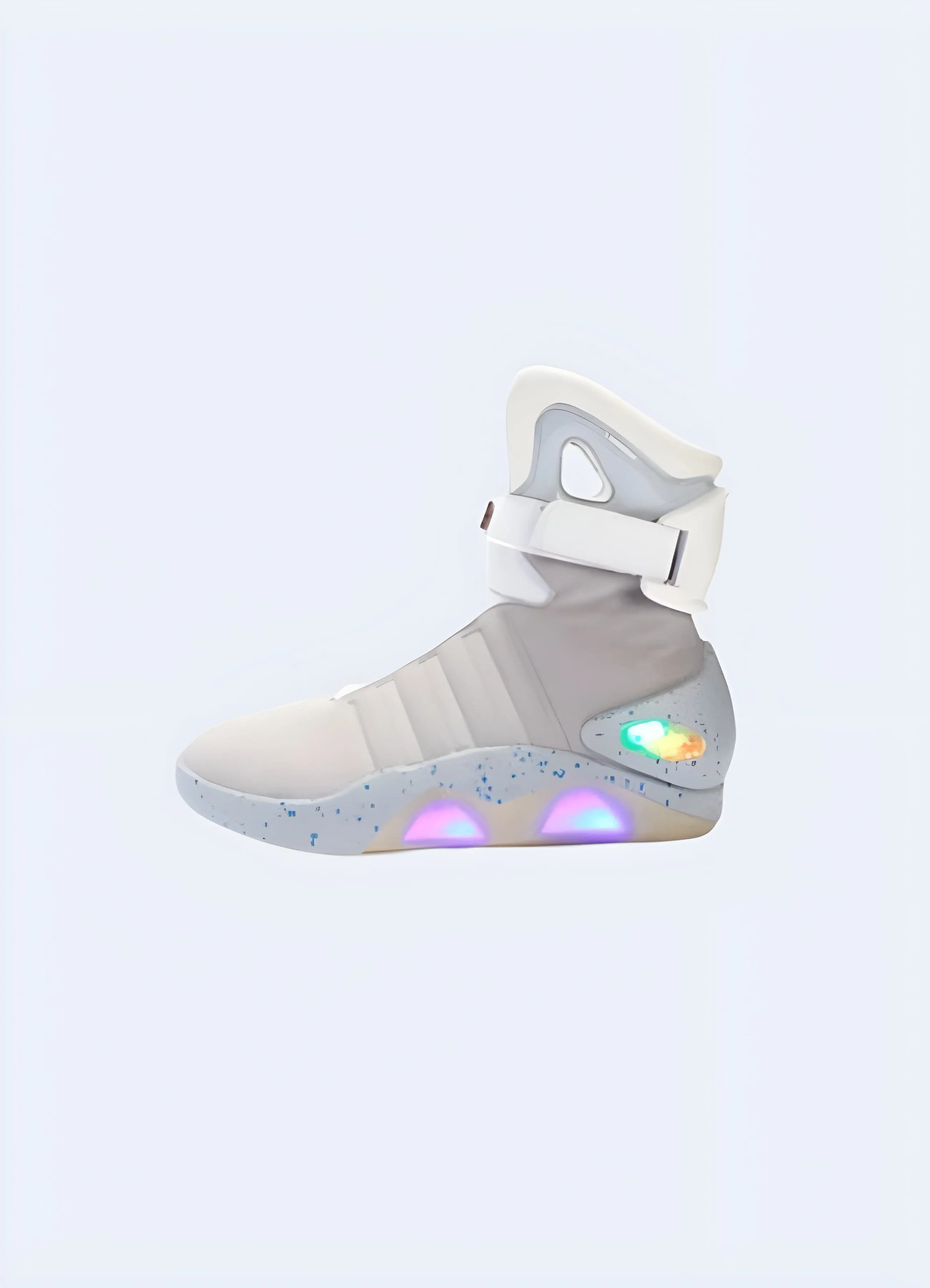 High-Top Futuristic Sneakers