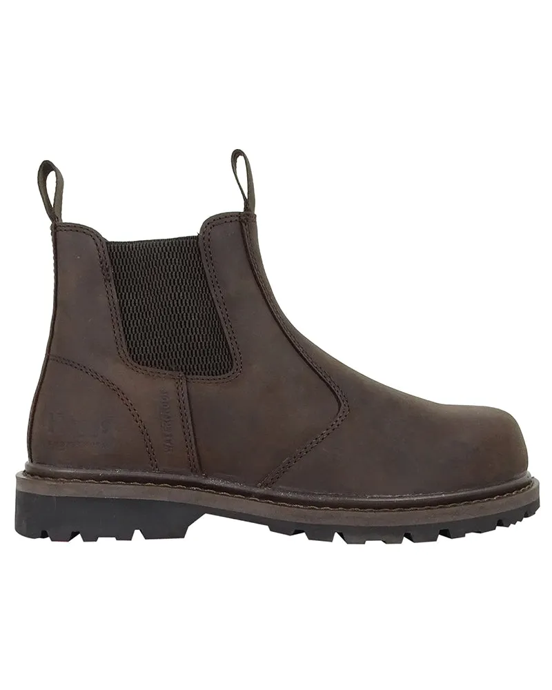 Hoggs Zeus Safety Dealer Boot FG Brown