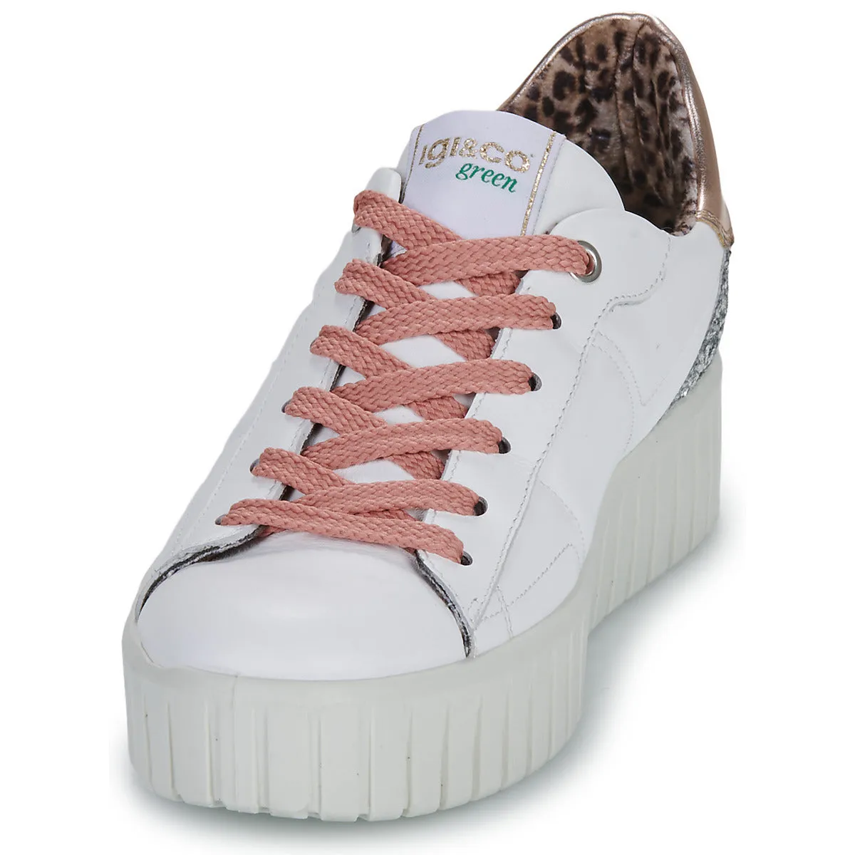 Igi & Co Womens Platform Trainer 6680211 Bianco