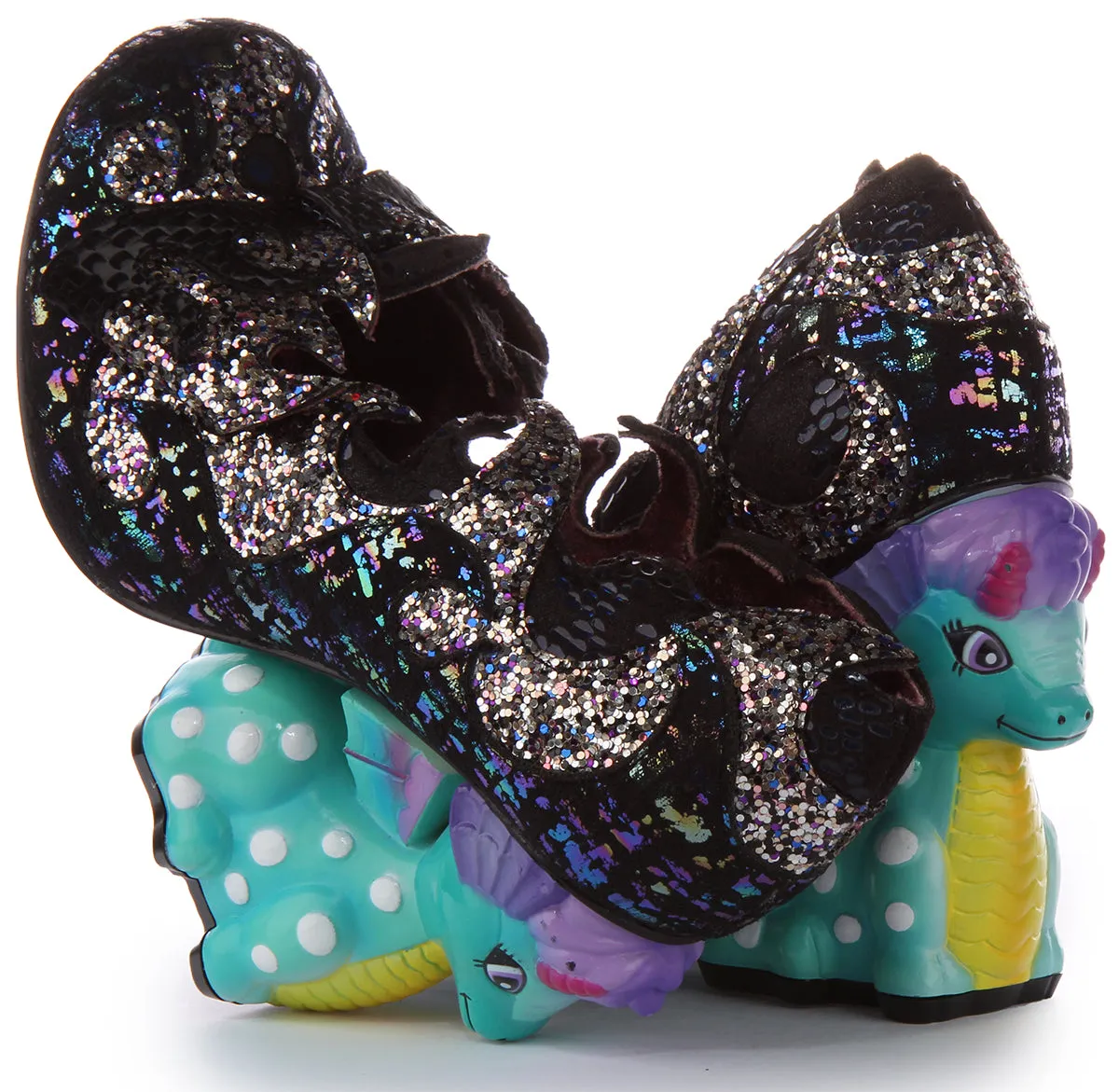 Irregular Choice Dragons Lair In Black Multi For Women