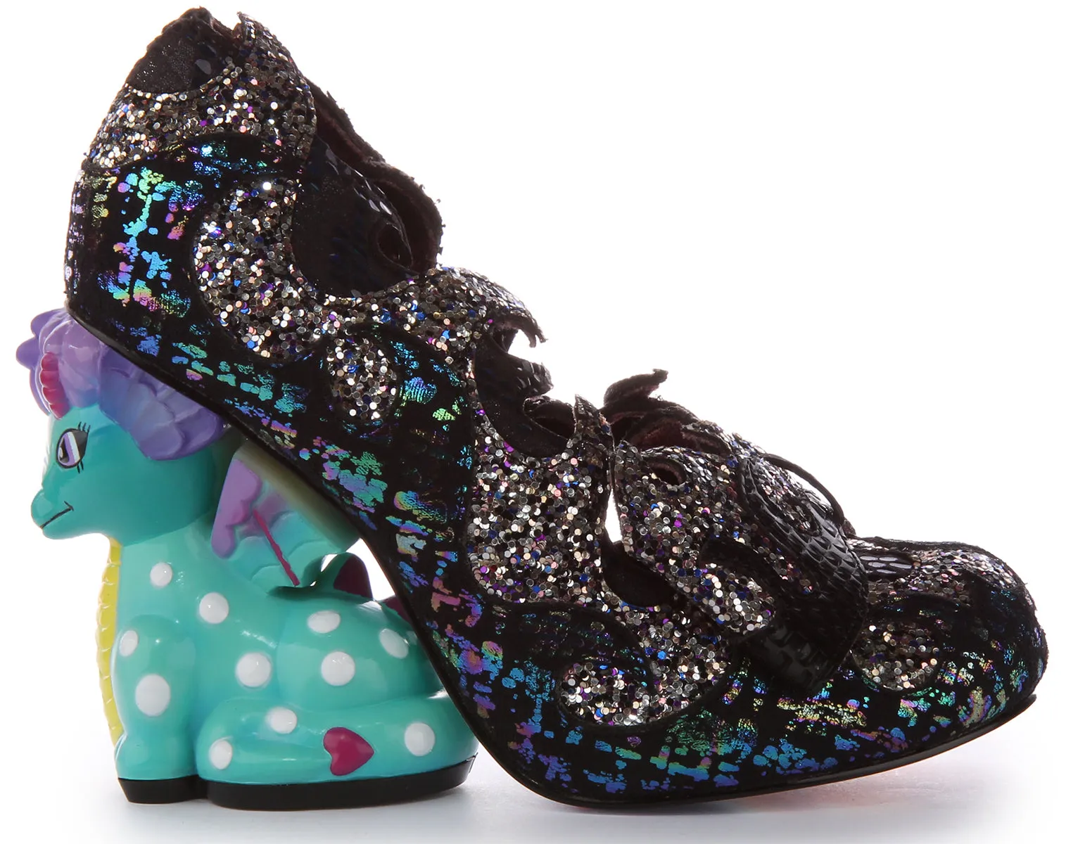 Irregular Choice Dragons Lair In Black Multi For Women