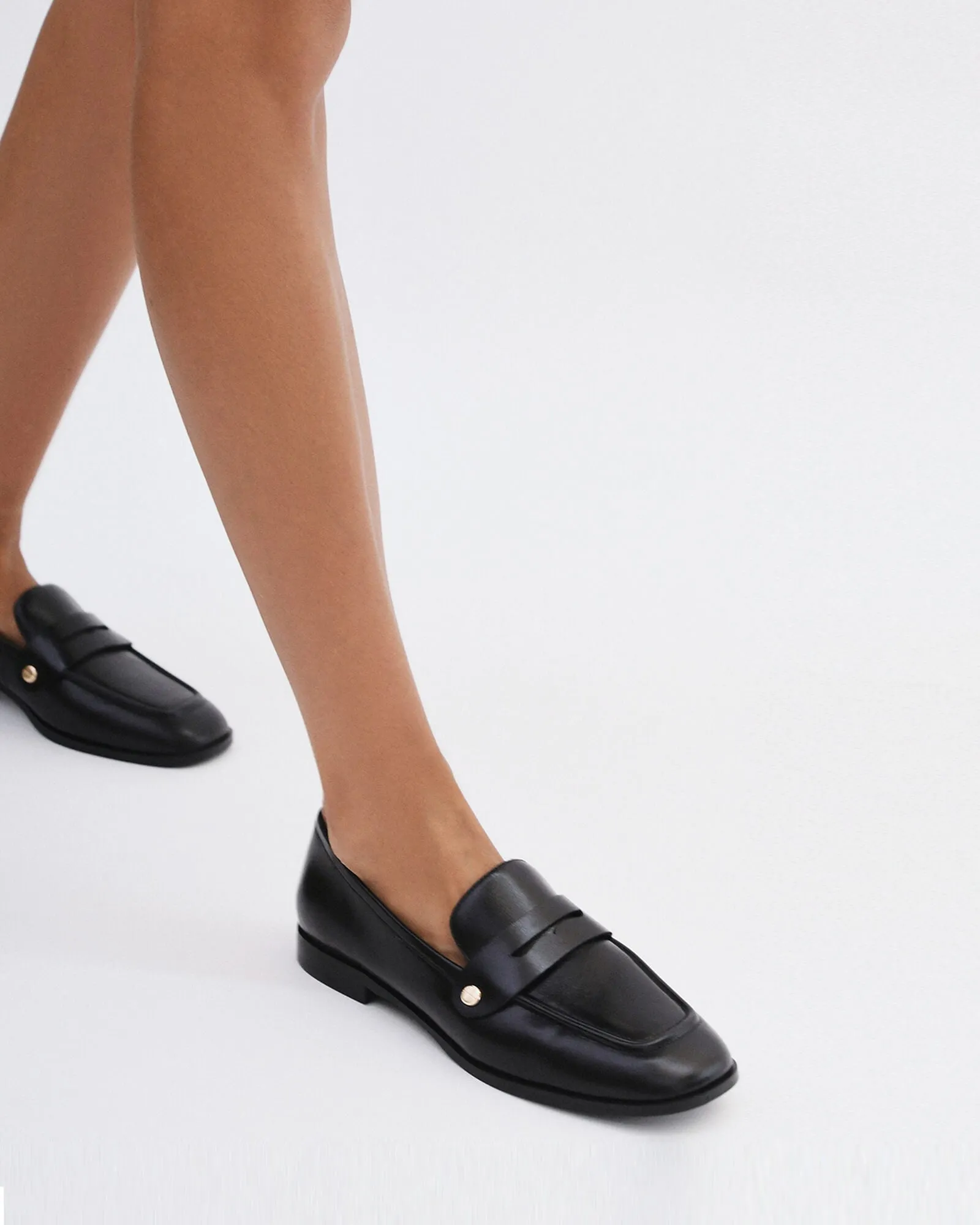 IZZY LOAFERS BLACK LEATHER