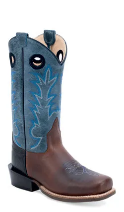 Jama Childrens Cowboy Square Toe Boots Style 8208