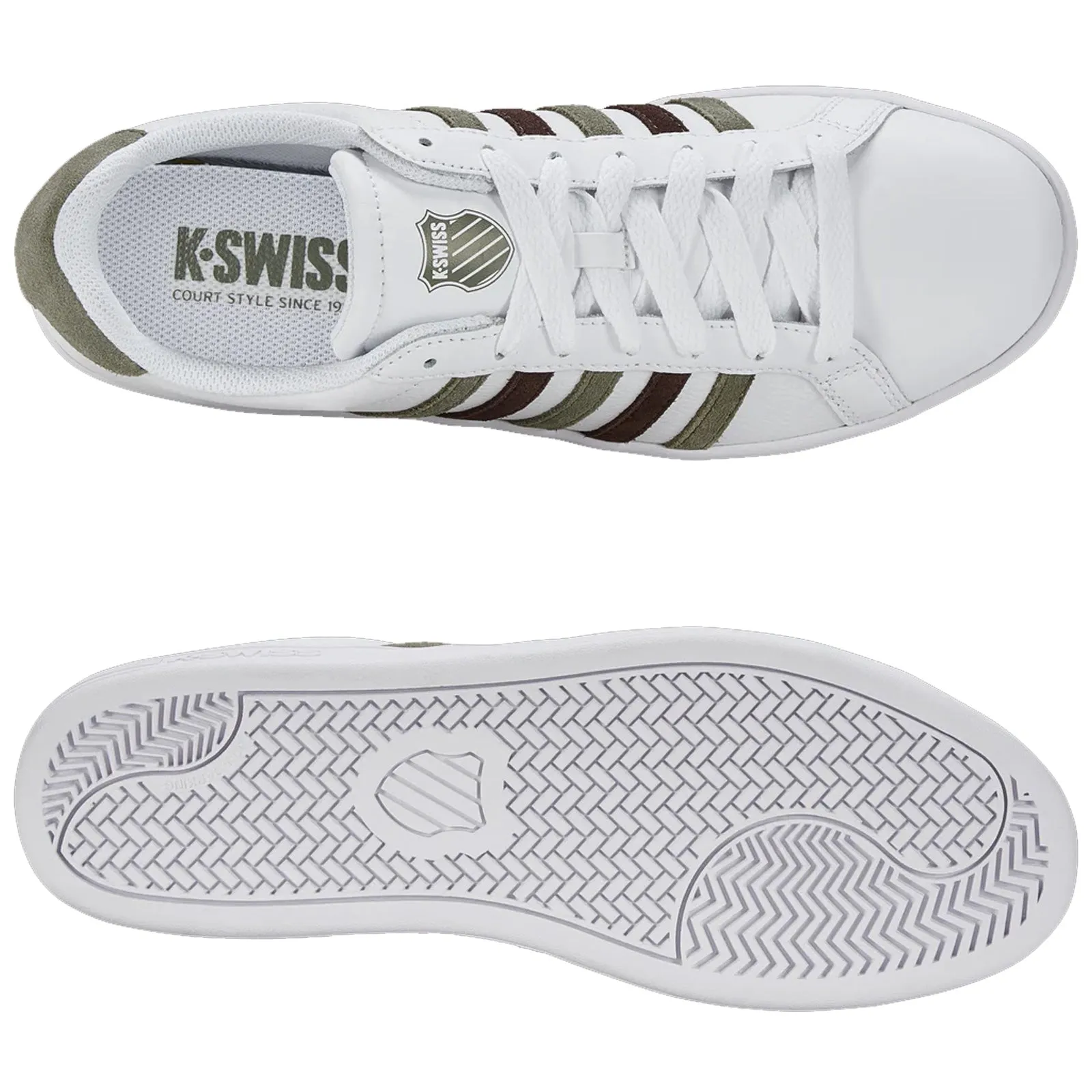 K-Swiss Mens Court Tiebreak Trainers