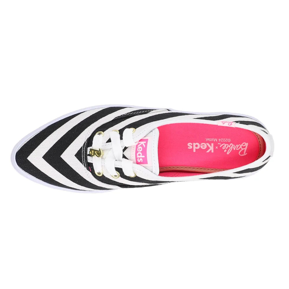 Keds x Barbie Point Striped Canvas Platform Sneakers