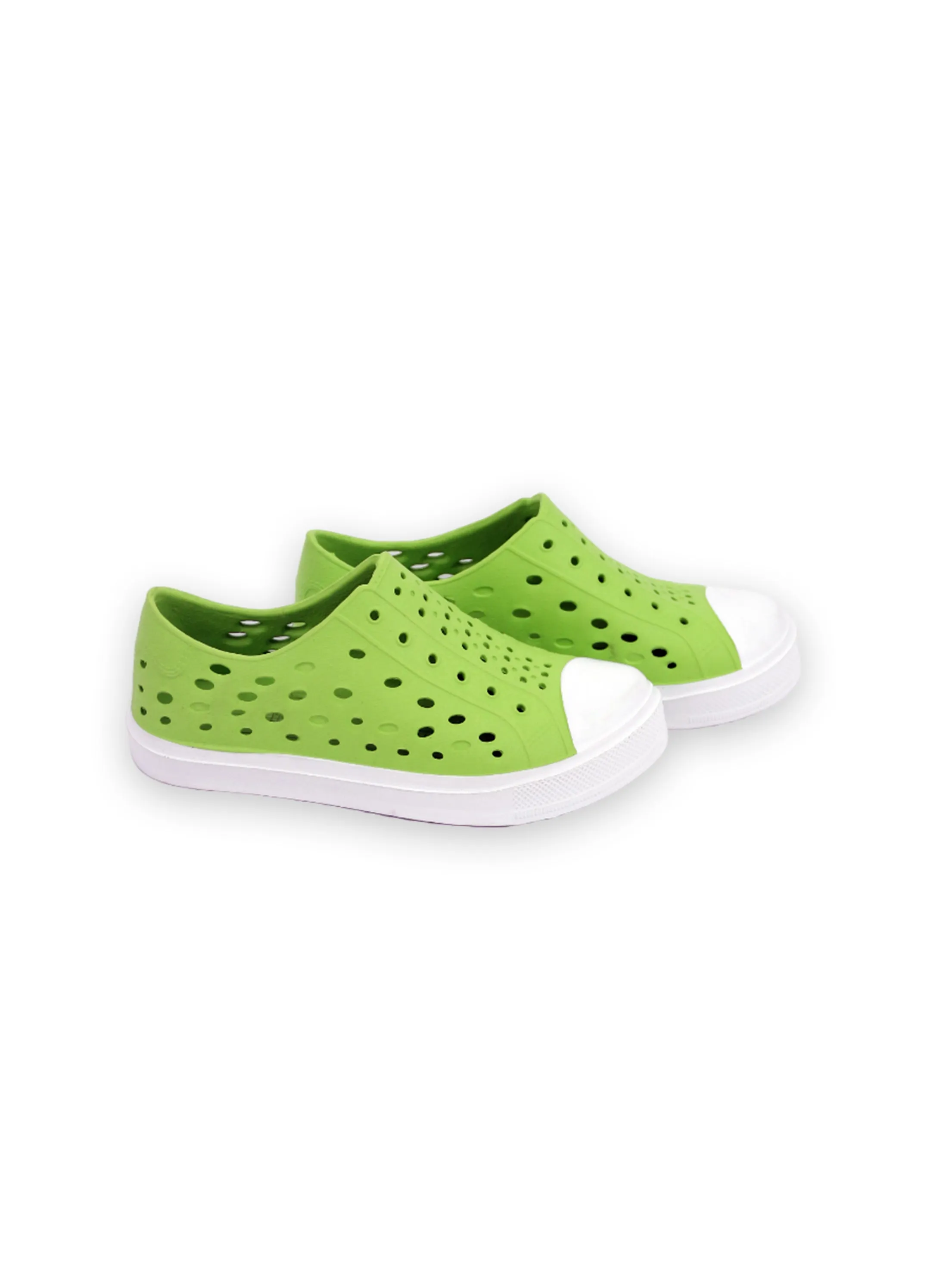 Kid's Boy Plain Solid Swim Shoes,Green