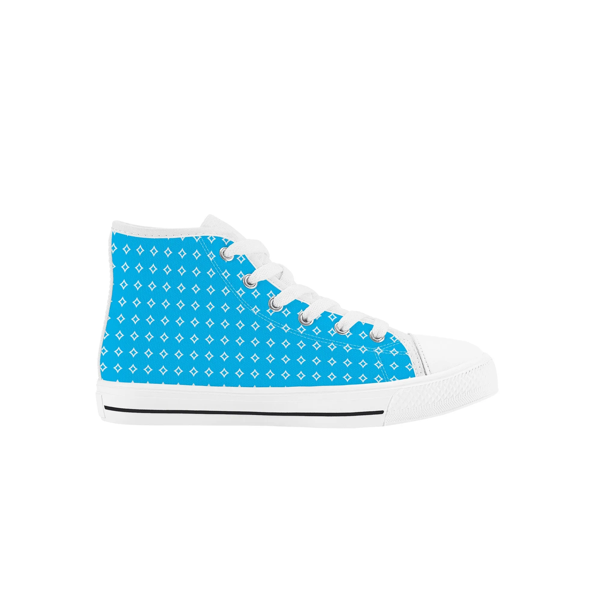 Kids High Top Sneakers - Blue