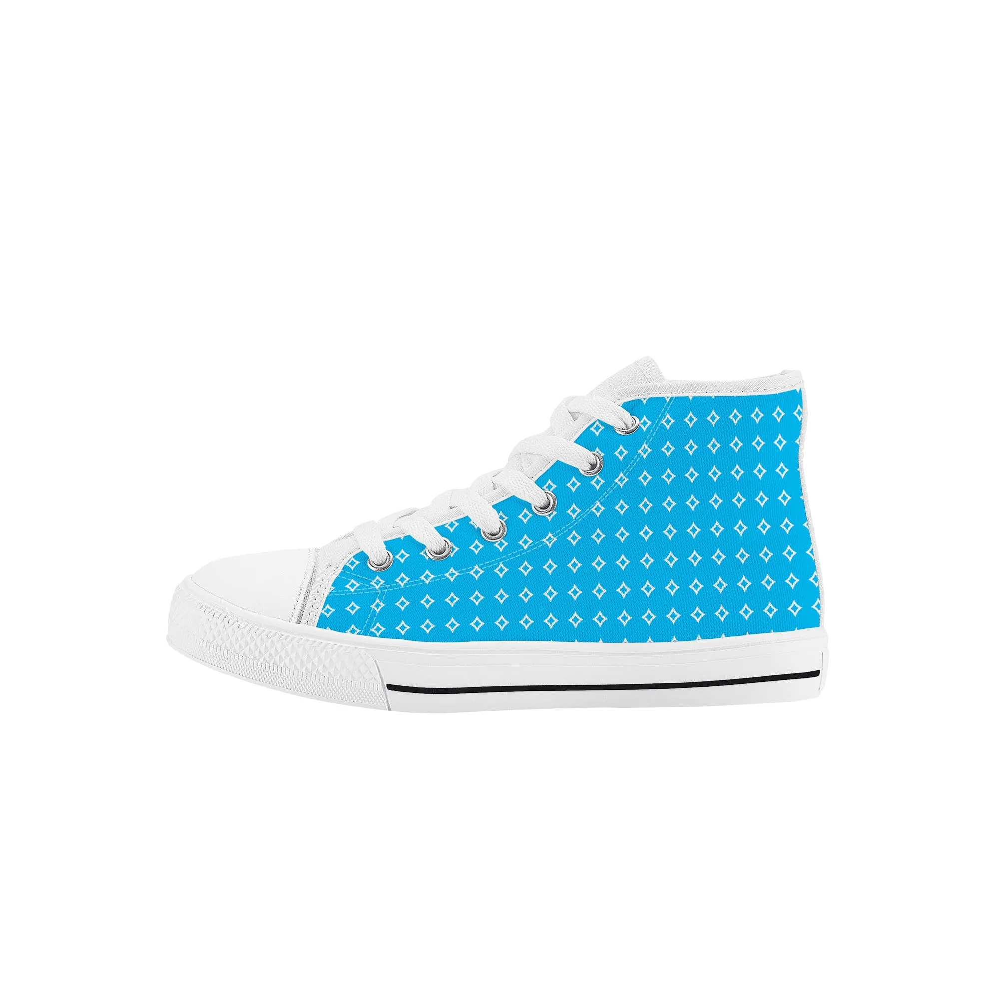 Kids High Top Sneakers - Blue