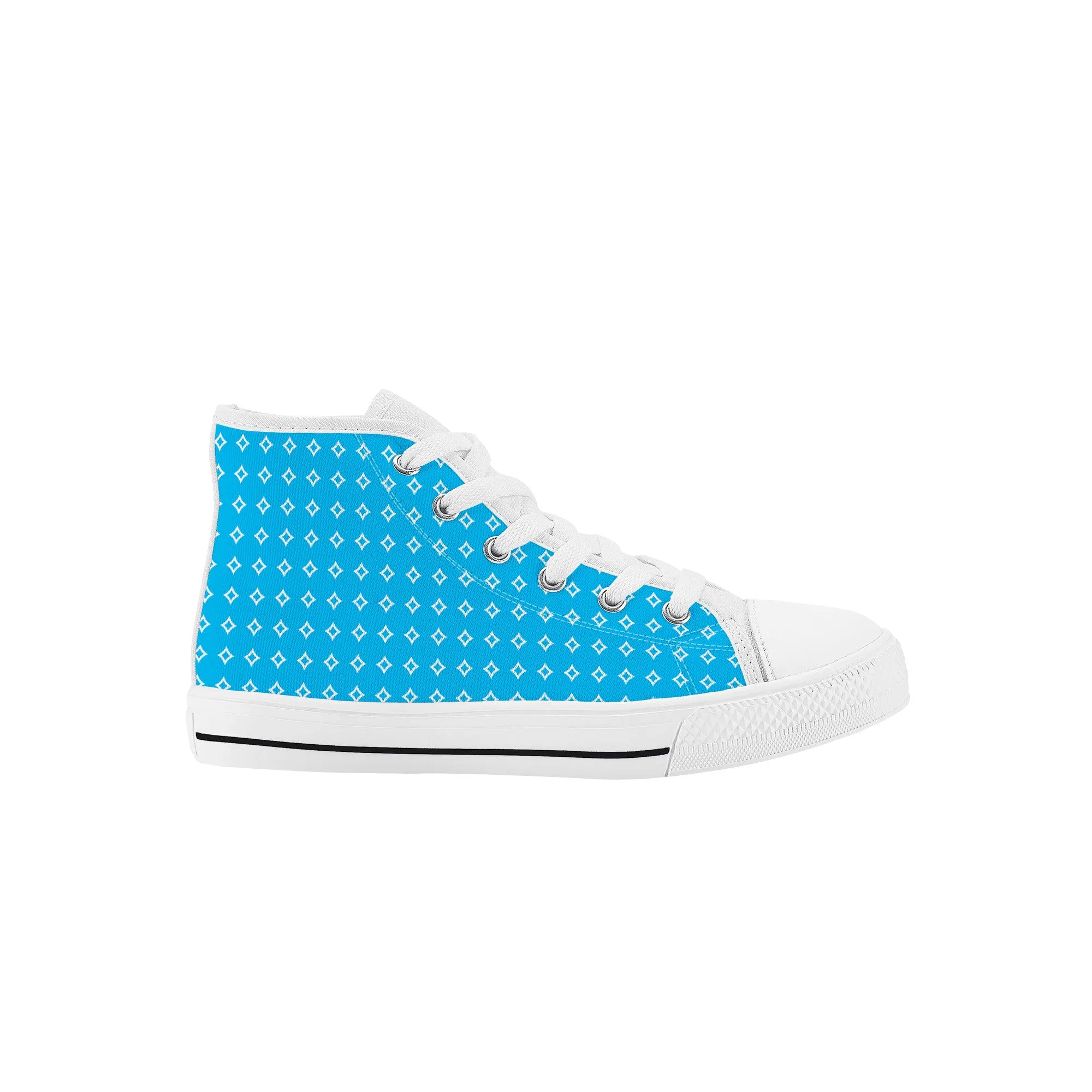 Kids High Top Sneakers - Blue