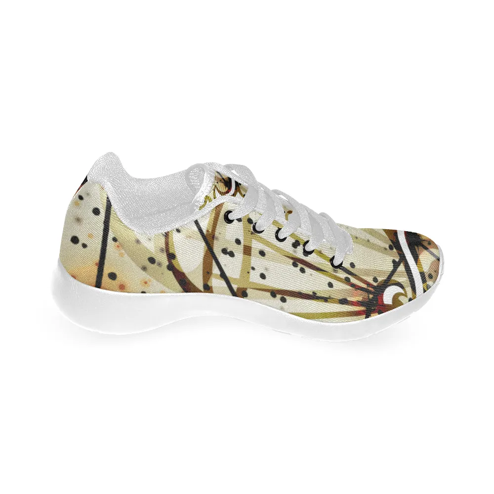 Kids Libra Zodiac Print Canvas Sneakers